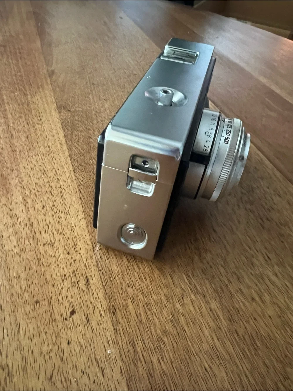 Vintage 60s Kodak Instamatic 500 Camera in Black and Silver